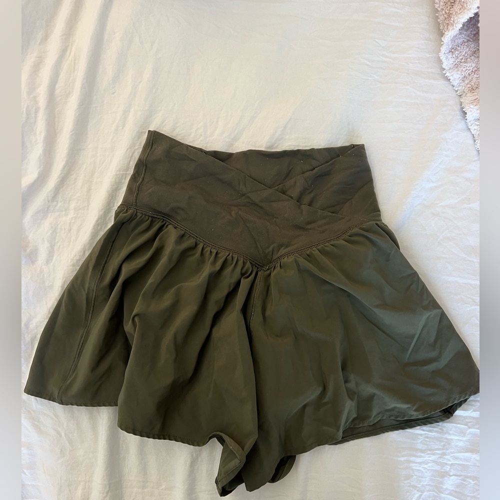 Aerie crossover shorts